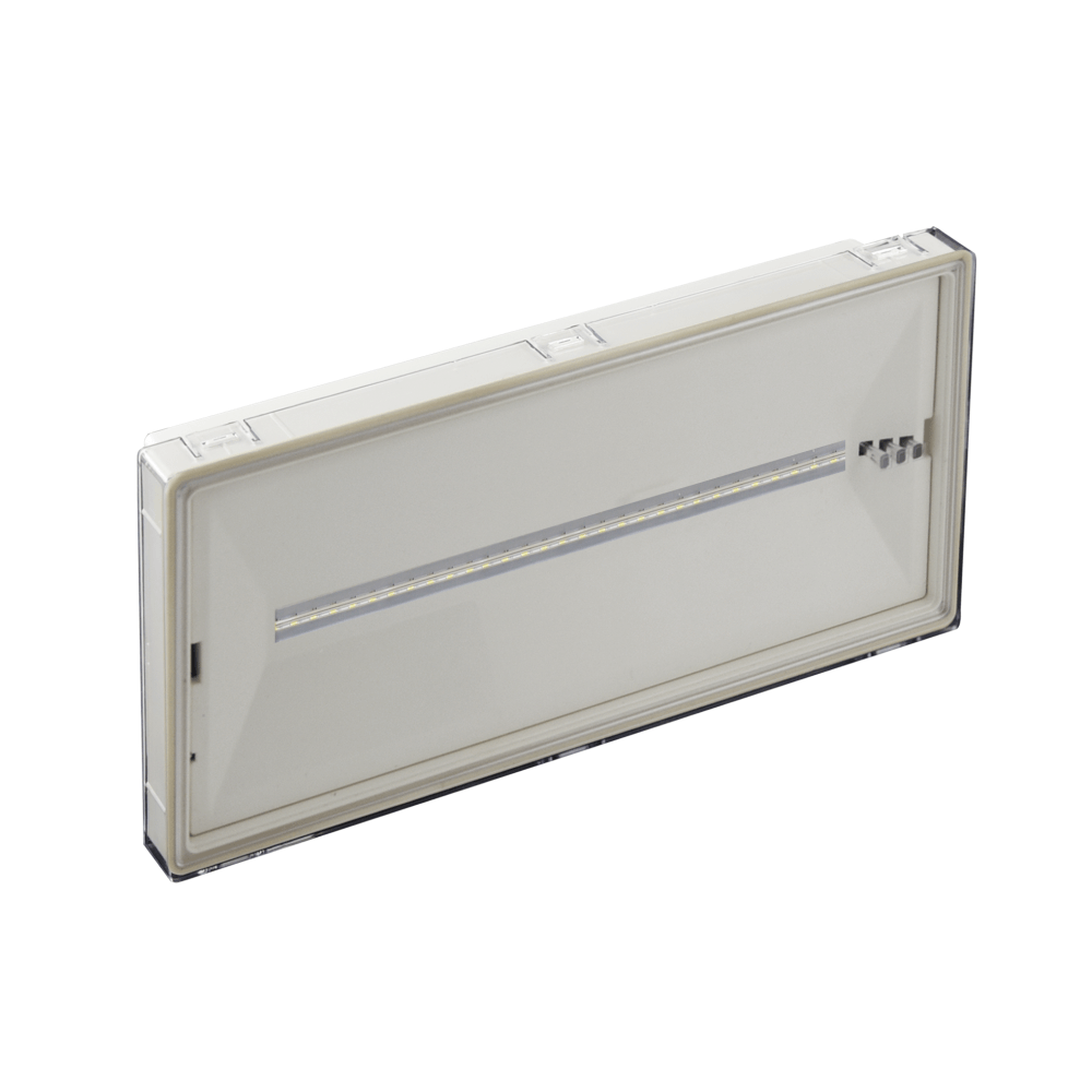 Luminarias de emergencia LED blanco. 15 leds blancos 38-100 lumens 3h · Ref. OLY-500