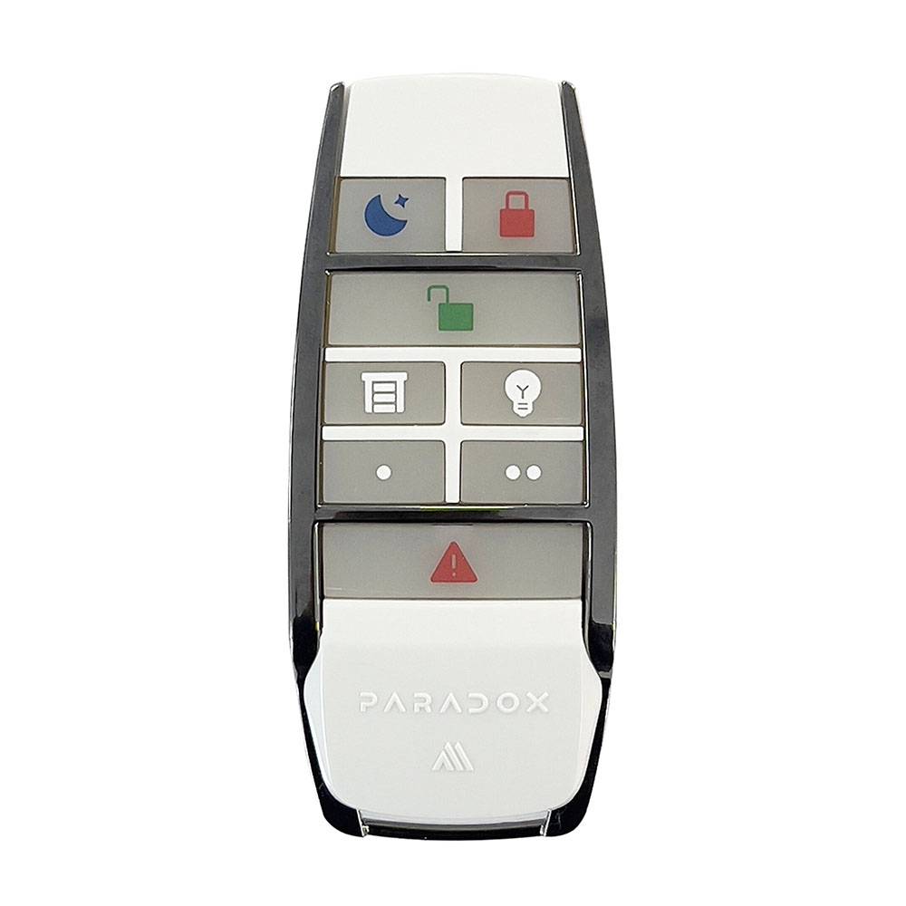Paradox Mando Control remoto de 8 botones inalámbrico bidireccional · Ref. REM28M-P8U