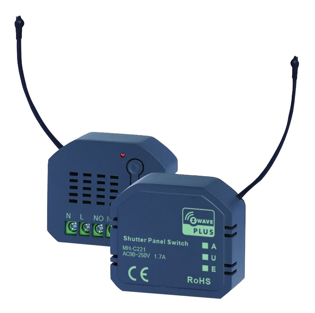Risco Micro módulo de control de persianas 500S, 868MHz · Ref. RPZWSH868EUA
