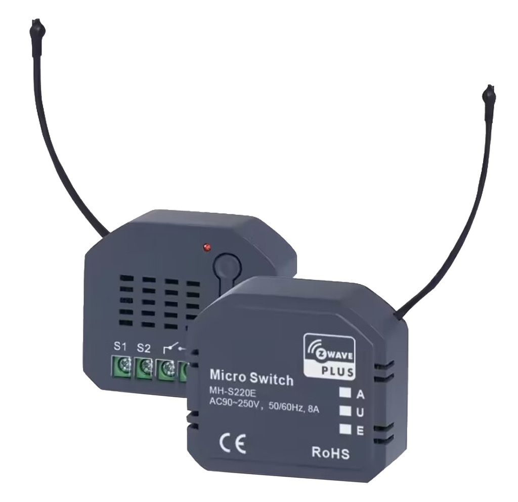 Risco Micro módulo interruptor ON/OFF 800S, 868MHz · Ref. RPZWSW868EUA