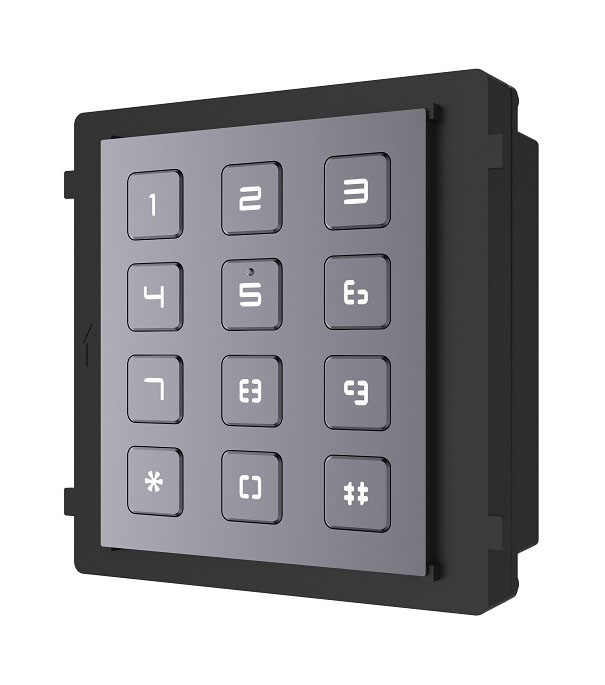 DS-KD-KP - Módulo de apertura con teclado para videoportero IP modular superficie/empotrado Hikvision