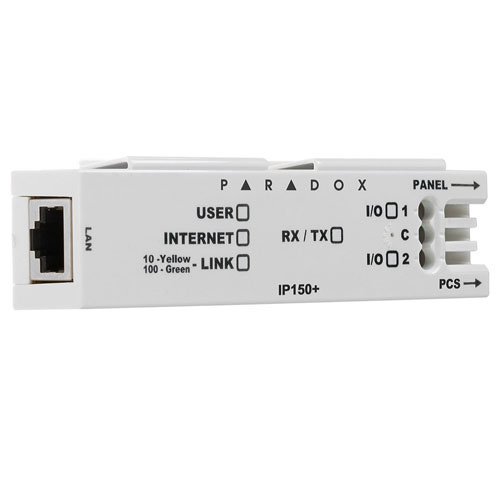 Paradox Módulo de comunicación IP Paradox IP-150+ Bidireccional Grado 3 - Swan - Tecnología MQTT · Ref. IP150+MQ-MQT