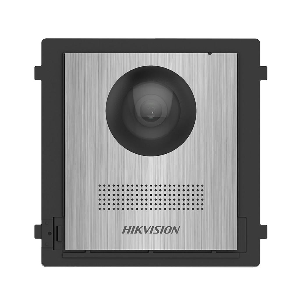 DS-KD8003-IME2/NS - Módulo estación de puerta de videoportero 2 hilos Cámara HD 2 MP Fisheye IR Acero inoxidable Hikvision