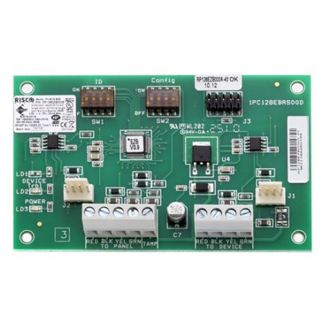 Risco Módulo Expansor adicional de 32 zonas en BUS para centrales LightSYS+ · Ref. RP128EZB000B
