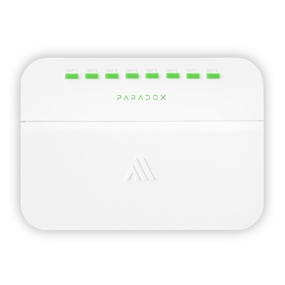 Paradox Módulo Expansor inalámbrico bidireccional de 8 salidas programables · Ref. PGM8M-Q79