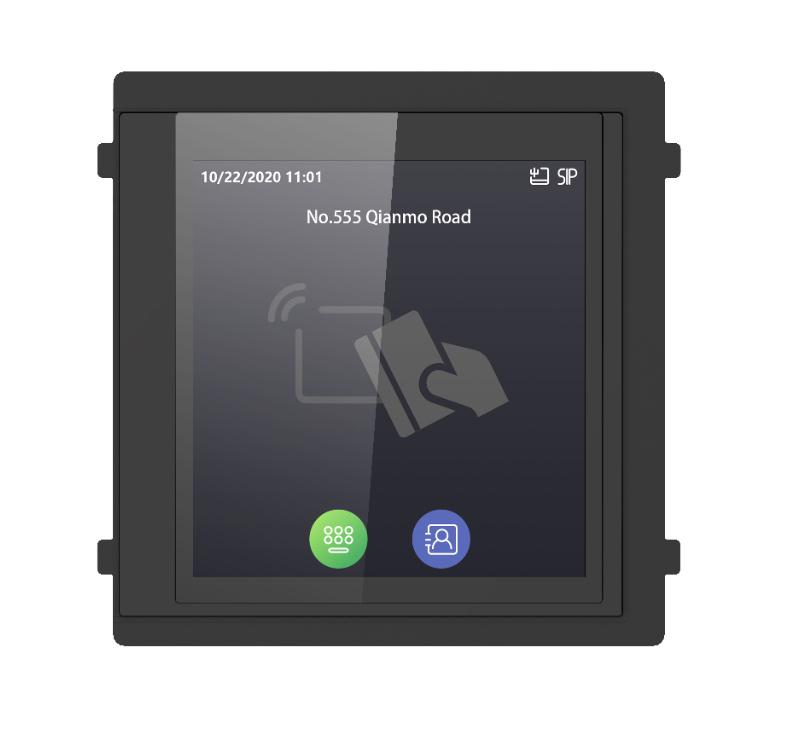 DS-KD-TDM - Módulo videoportero Touch&Display 4 en 1 ( Pantalla táctil y tarjeta código, publicidad )