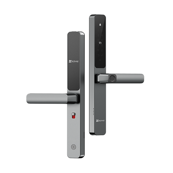 EZVIZ Nueva cerradura Slim Inteligente con teclado y lector de huella dactilar y tarjetas · Ref. DL06