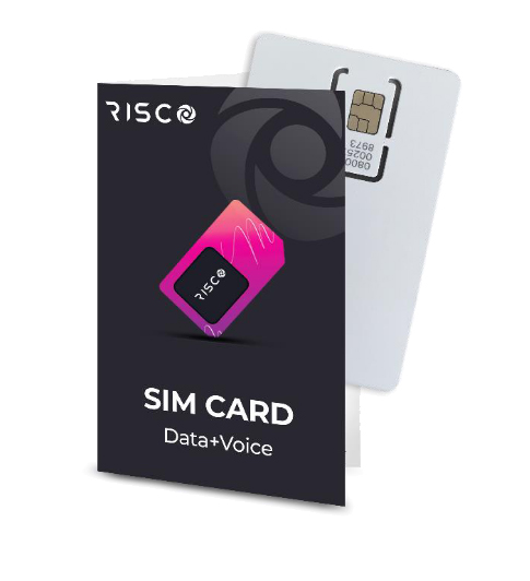 Risco Nueva Tarjeta SIM datos y/o voz RISCO para módulo de comunicación 4G con Roaming · Ref. RP201SIM000A
