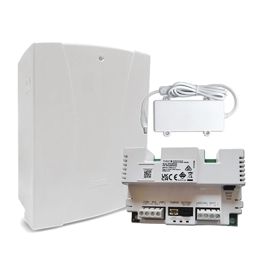 Risco Pack de Fuente de Alimentación Grado 2 Risco . Solo Lightsys Plus · Ref. Fuente_BUS_G2