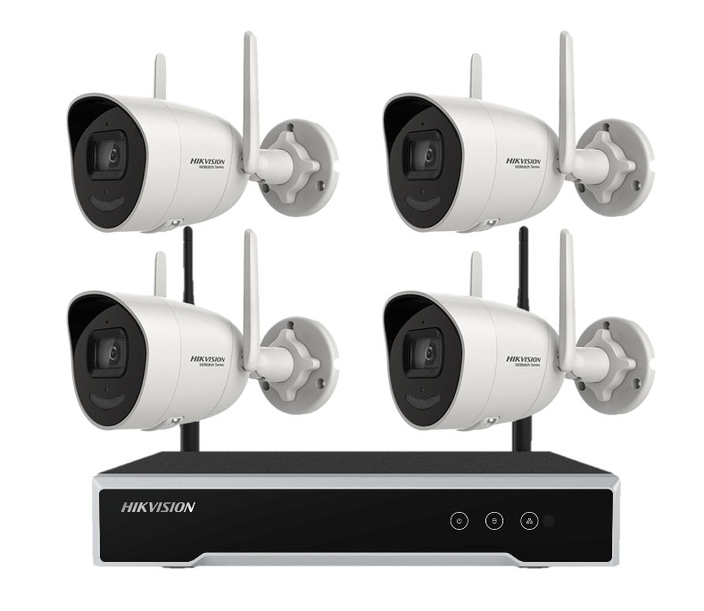 PACK_PROMO_WIFI - Pack Promo NVR IP 4CH 4MP + 4 Cámaras Bullet IP 2MP WIFI Hikvision