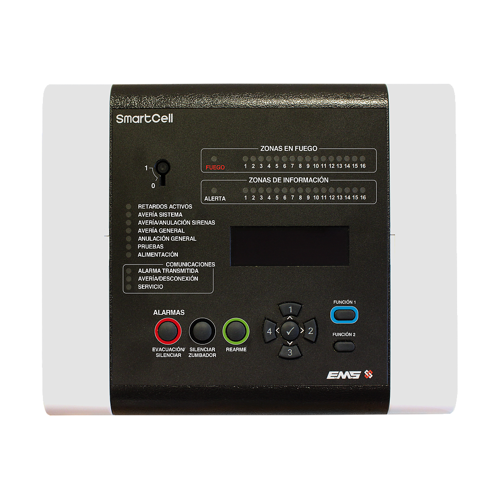 Kidde Panel de control inalámbrico SmartCell 230 VAC (Sin módulo de comunicaciones) SmartCell · Ref. SC-11-1201-0001-09