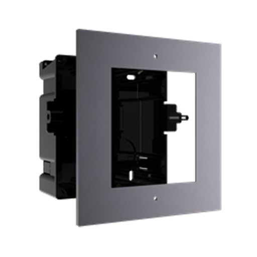 DS-KD-ACF1 - Panel frontal y caja de registro encastrada para 1 módulo de videoportero hikvision