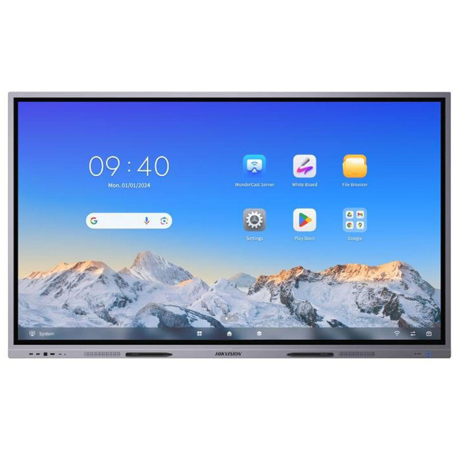 DS-D5C75RB/A(EDLA) - Pantalla interactiva UHD 4K 75" 3840×2160 Certificado EDLA. RAM 8GB, 128GB. Altavoces 2x20W. Bluetooth