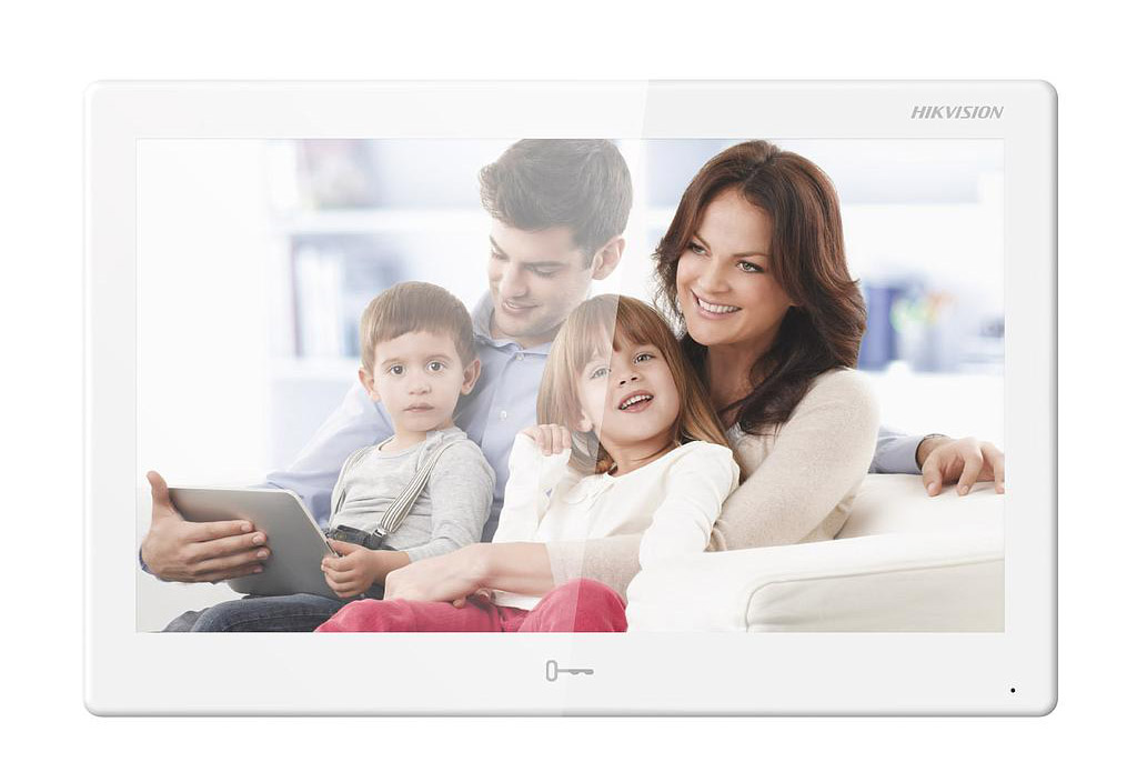 DS-KH9510-WTE1(B) - Pantalla táctil LCD videoportero 10,1" IPS Conexión Android con todos los dispositivos Hik-Connect Control Convergencia Total