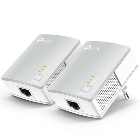 TP-Link Pareja de adaptadores PLC Tplink. Transmite ethernet por la red eléctrica hasta 300 metros · Ref. TL-PA4010KIT