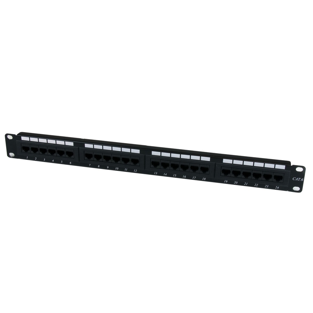 Patch Panel UTP CAT6 24 puertos · Ref. COM-PP