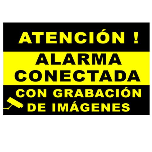 BSC01366 - Placa de Alarma Conectada PVC para interior/exterior