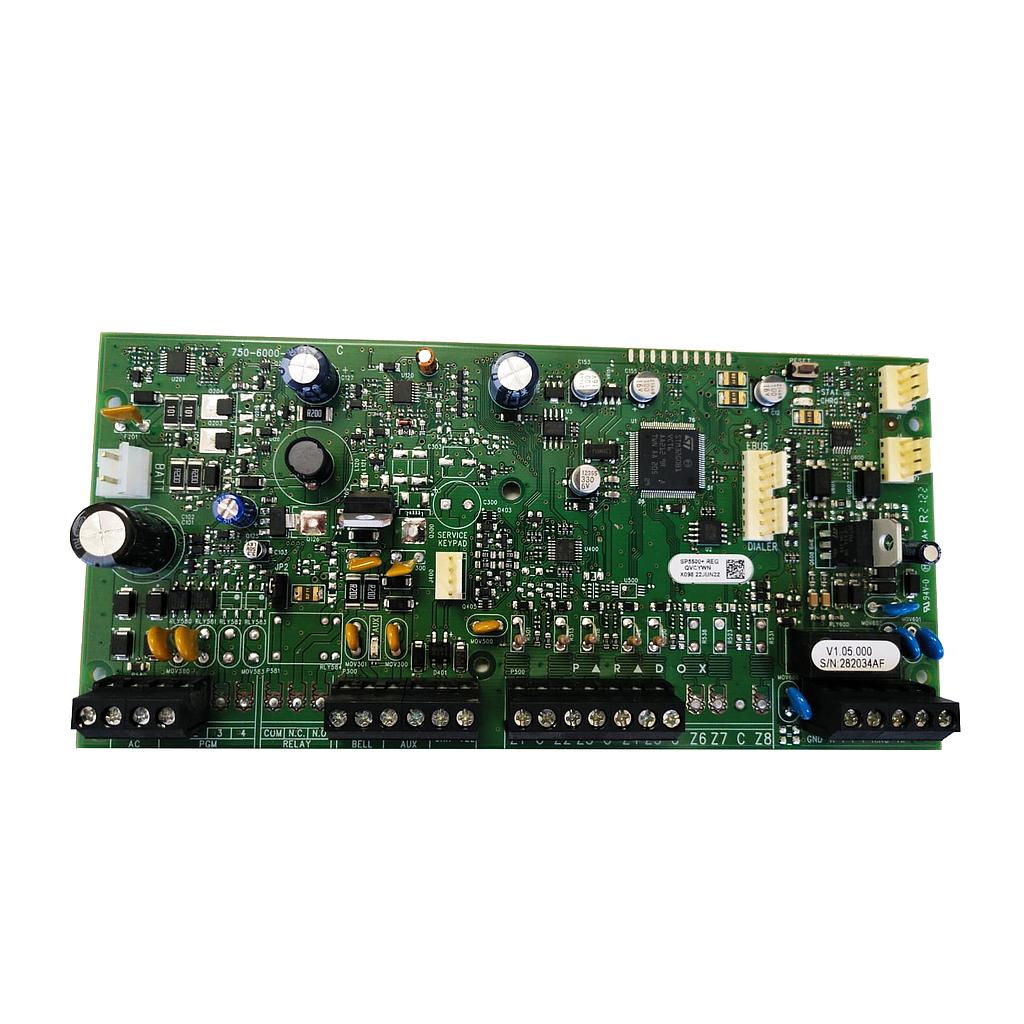 Paradox Placa de Panel de control Alarma Spectra SP5500+ 5 zonas Ampliable 32 zonas