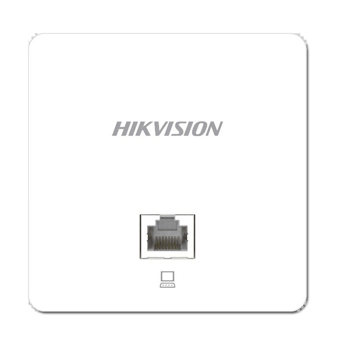 Hikvision Punto de acceso de pared Wi-Fi 5 1200M · Ref. DS-3WAP521-SI