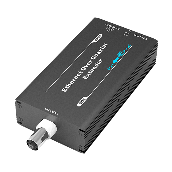 Folksafe Receptor Extensor alimentación y Ethernet a través de un solo cable coaxial · Ref. POC7001R
