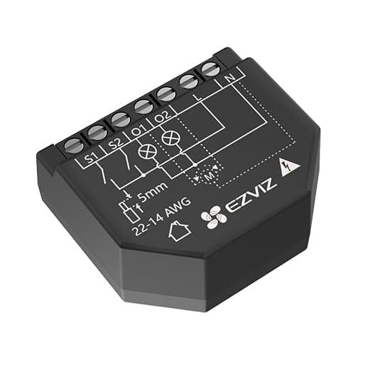 CS-T36-R100-WM - Relé WiFi Inteligente Color Negro Control inalámbrico de iluminación. Medición consumo eléctrico. Gestión de dos circuitos eléctricos independientes
