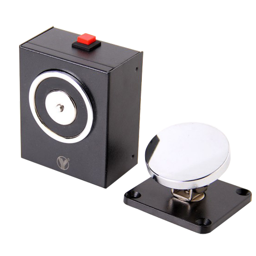 Retenedor electromagnético para puerta sencilla hasta 50 Kg · Ref. YD-604