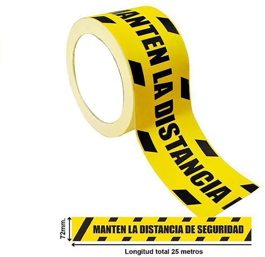 BSC20587 - Rollo de Precinto Distancia de Seguridad
