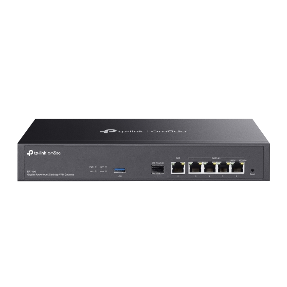 TP-Link Router VPN Omada Multi-Gigabit 5 puertos RJ45 y 1 SFP · Ref. ER7406