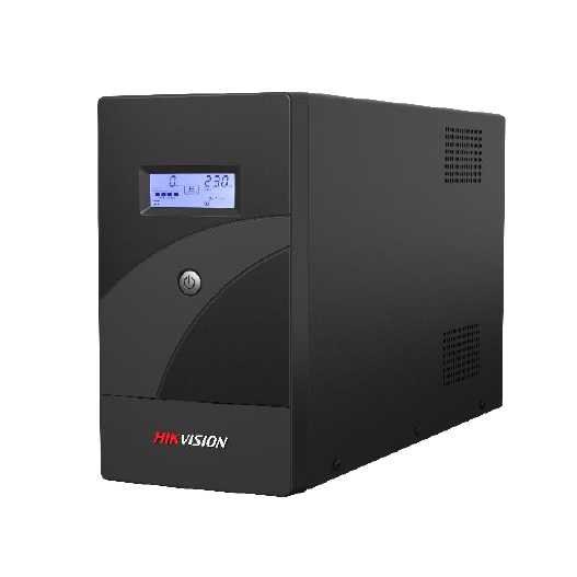 Hikvision SAI 2000 VA/1200 W, UPS de respaldo con batería integrada · Ref. DS-UPS2000-R/EU