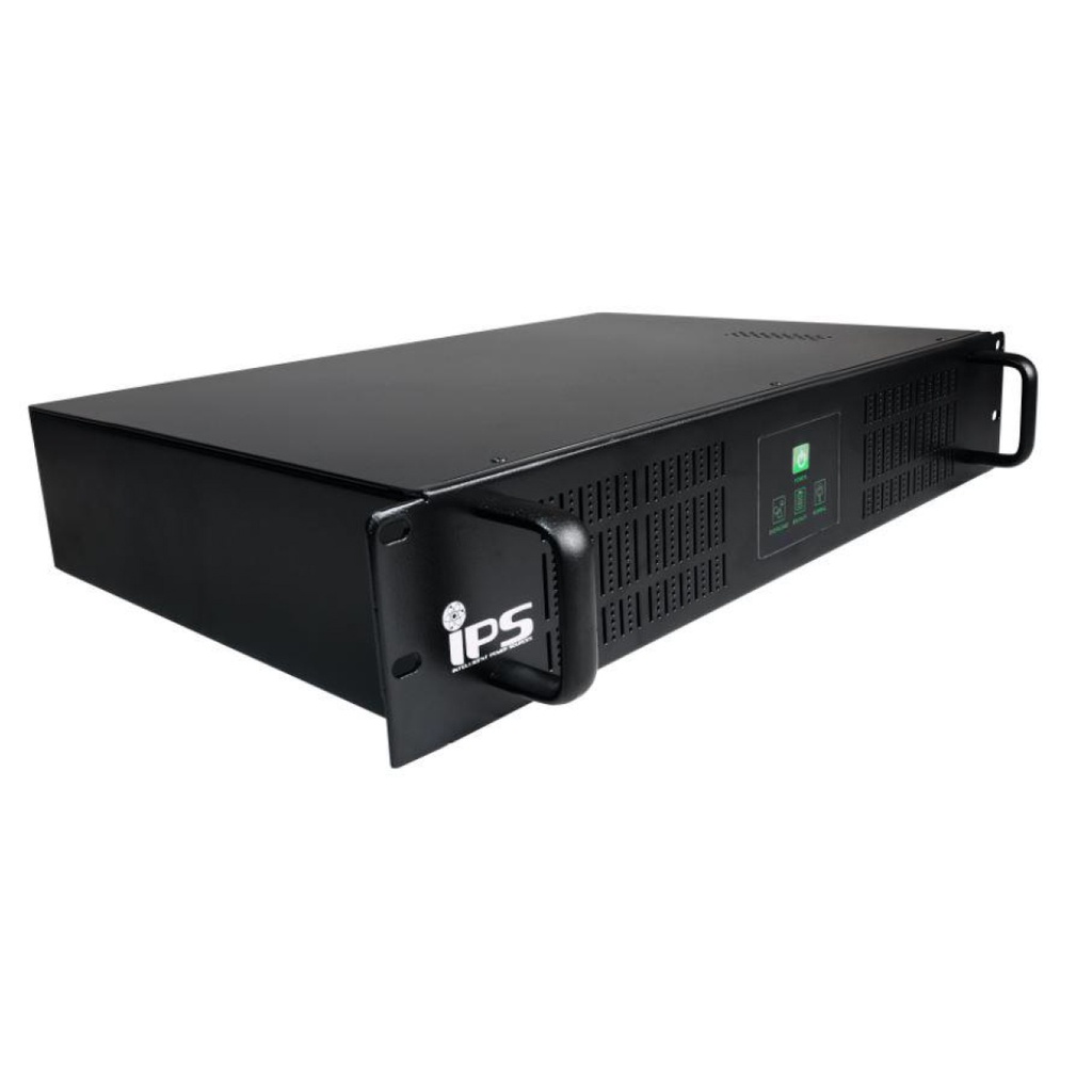 CCTVups-2U-1200-LCD - SAI enracable 2U 1200VA/720W 2x7Ah Schuko+IEC USB Especial Seguridad