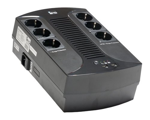 DM-LI-0k6 - SAI tipo regleta de enchufes. 600VA / 360W. 6 enchufes