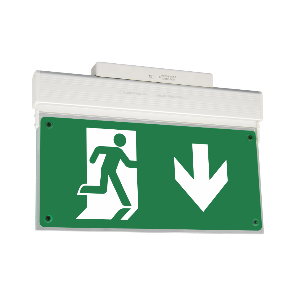 Señal de seguridad con iluminación LED interna 3h · Ref. ZLD-28/EM