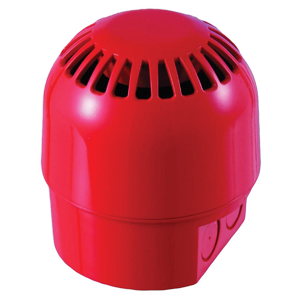 AS964I - Sirena con aislador para central analógica. Protocolo Apollo XP95. Roja. Aritech