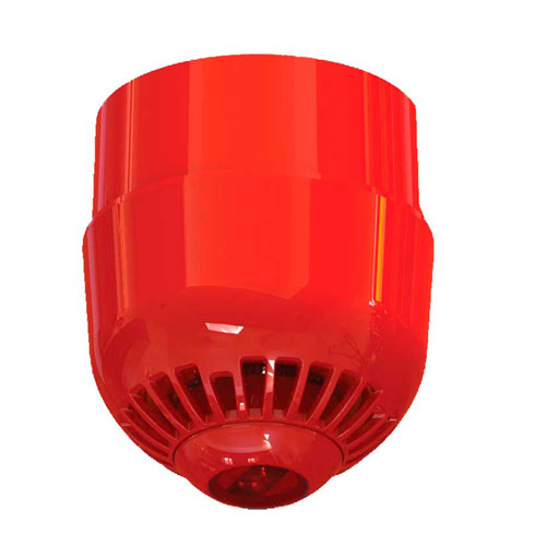 Aritech Sirena de alarma de policarbonato Aritech a 24Vcc para exterior. Base alta para tubo vista · Ref. ASC367