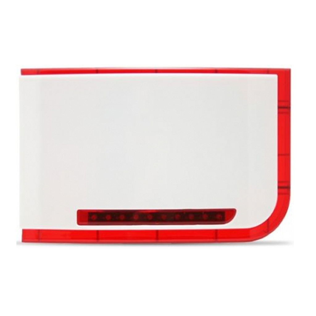 Sirena de exterior Xtec Grado 3 Led Rojo · Ref. XTEC ROJO
