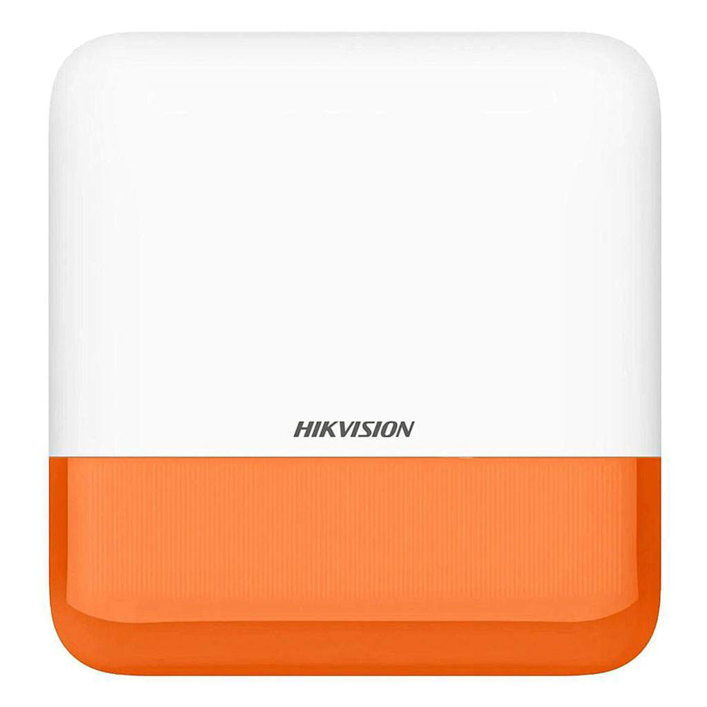 DS-PS1-E-WE(Amber Indicator) - Sirena inalámbrica de exterior compatible 868 Mhz Hikvision AXPRO Indicador Ámbar