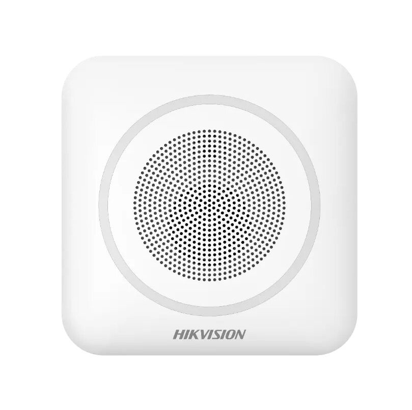DS-PS1-II-WE/Blue@ - Sirena inalámbrica interior audio bidireccional 868 MHz LED Sonido 110 dB Batería larga duración Azul AX-PRO Hikvision