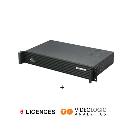 VLRX5-IA06 - Sistema análisis vídeo con IA HD para 6 canales ampliable a 12. Incluye Servidor I5 enracable con módulo de relés integrado