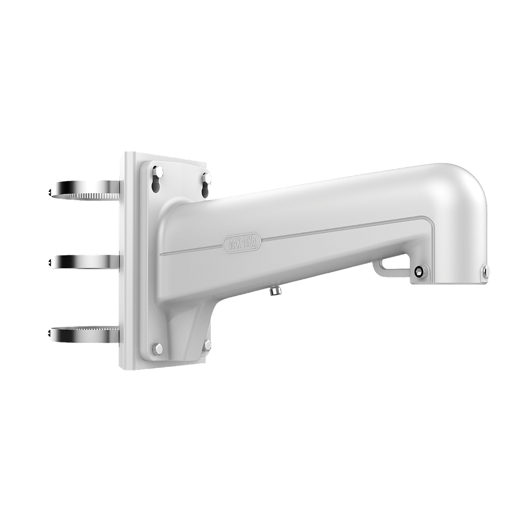 DS-1602ZJ-pole - Soporte Aluminio Hikvision de montaje en poste vertical para domos motorizados