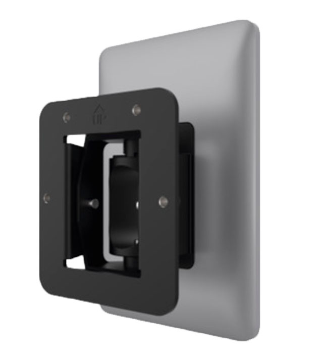 Hikvision Soporte a pared de superficie para terminales control acceso MinMoe · Ref. DS-KAB6-W1