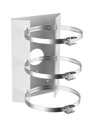 Hikvision Soporte de montaje de poste para cámaras Hikvision / Uso interior y exterior · Ref. DS-2904ZJ
