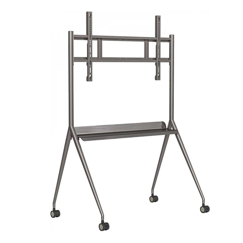 Hikvision Soporte móvil para pantallas de 86 pulgadas gris plata Acero · Ref. DS-D5ABKY2-B