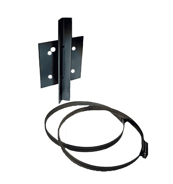 Optex Soporte para montaje en poste series SIP REDWALL · Ref. SIP-LRPPB