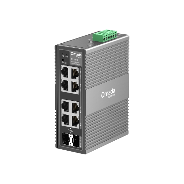 TP-Link Switch Gestionable Industrial Omada Gigabit 8-Puertos · Ref. IES208G