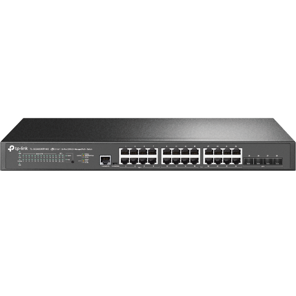 TP-Link Switch Gestionable L3 24 puertos, PoE++ y 2.5G Montaje Rack · Ref. SG3428XPP-M2