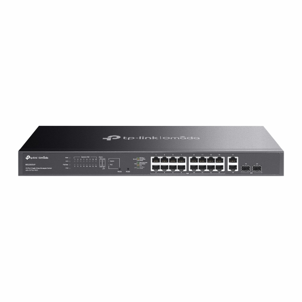 TP-Link Switch Omada Gestionable 20 Puertos Gigabit con 16 Puertos PoE+ · Ref. ES220GMP