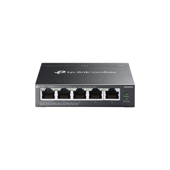 ES205GP - Switch Omada Gestionable 5 Puertos 4 Puertos PoE+