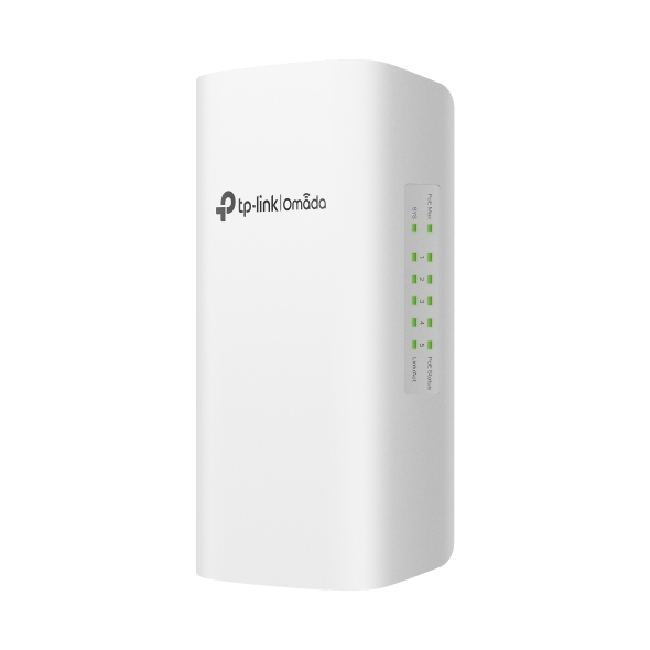 SG2005P-PD - Switch Omada inteligente 5 puertos Gigabit, 1 PoE++ In y 4 PoE+ Out para exterior