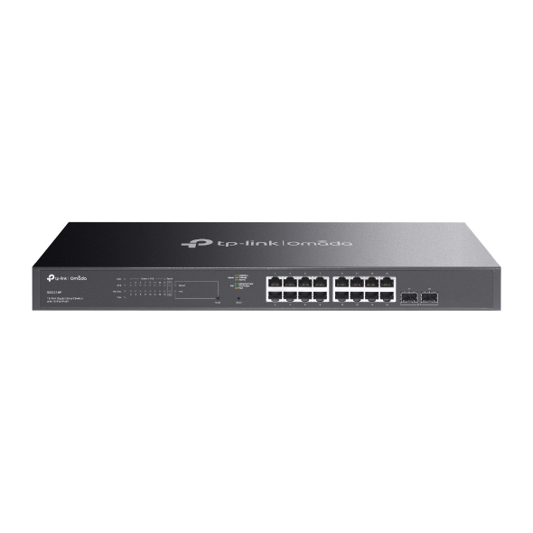TP-Link Switch Omada Smart 18 puertos Gigabit, con 16 puertos PoE+ · Ref. SG2218P