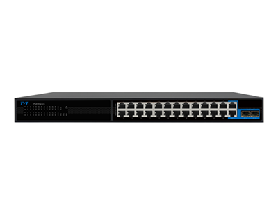 TVT Switch PoE de 24 10/100/1000 Puertos con IA y 2 Uplink 10/100/1000 · Ref. TD-B2224S1-PGA